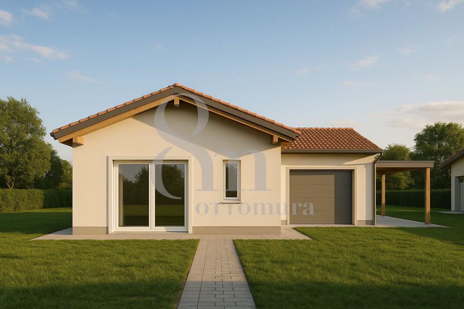 Ville singole di nuova costruzione su unico piano